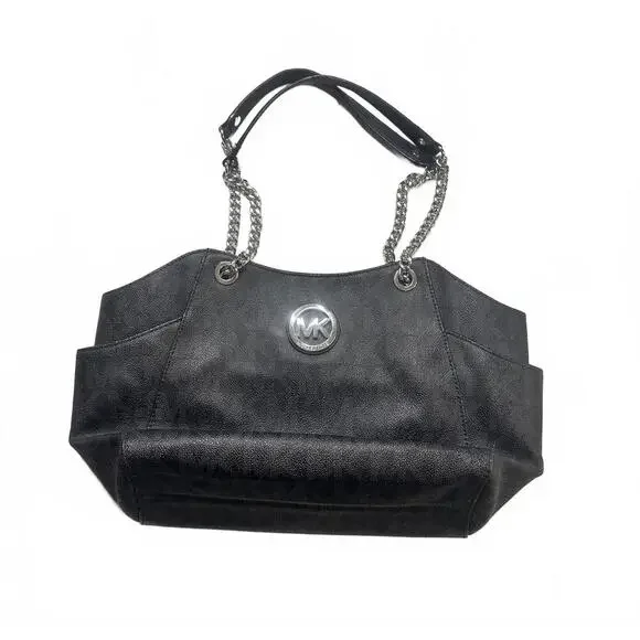 Michael Kors Leather Jet Set Tote Bag - Picture 4 of 11